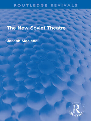 cover image of The New Soviet Theatre